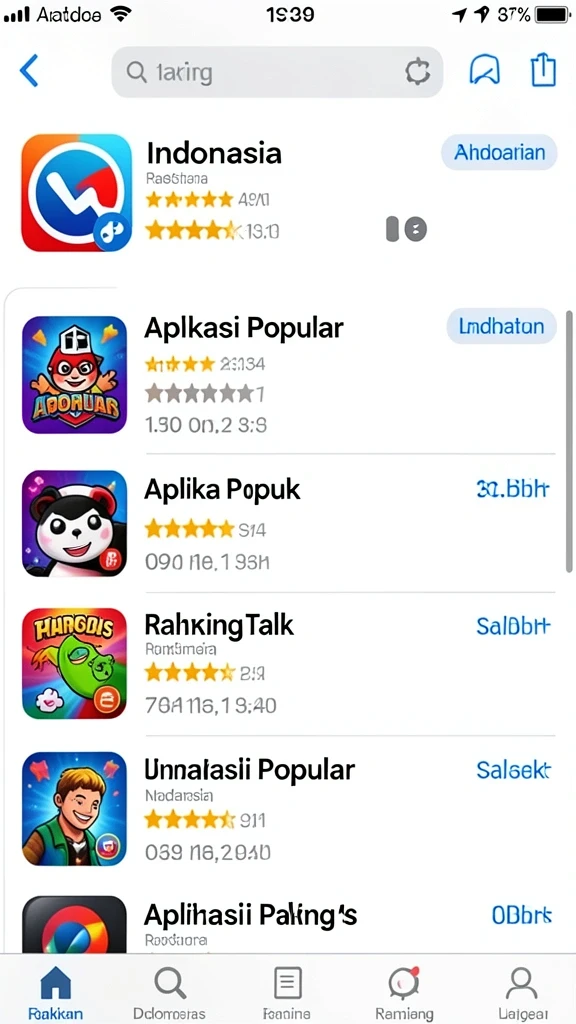 Tampilan antarmuka yang intuitif dan menarik.