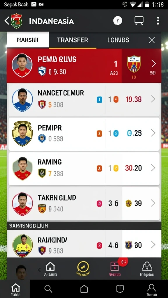 Tampilan awal game yang menarik dengan karakter-karakter unik.