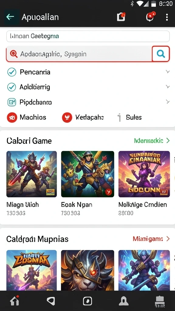Karakter dengan berbagai kustomisasi yang kreatif.
