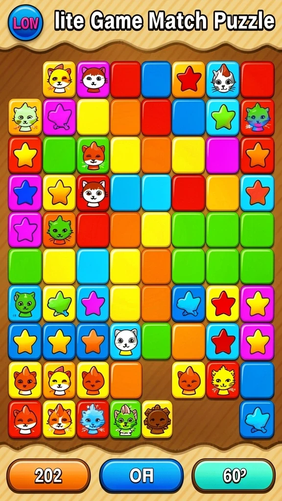 Screenshot menampilkan antarmuka utama game yang menarik.