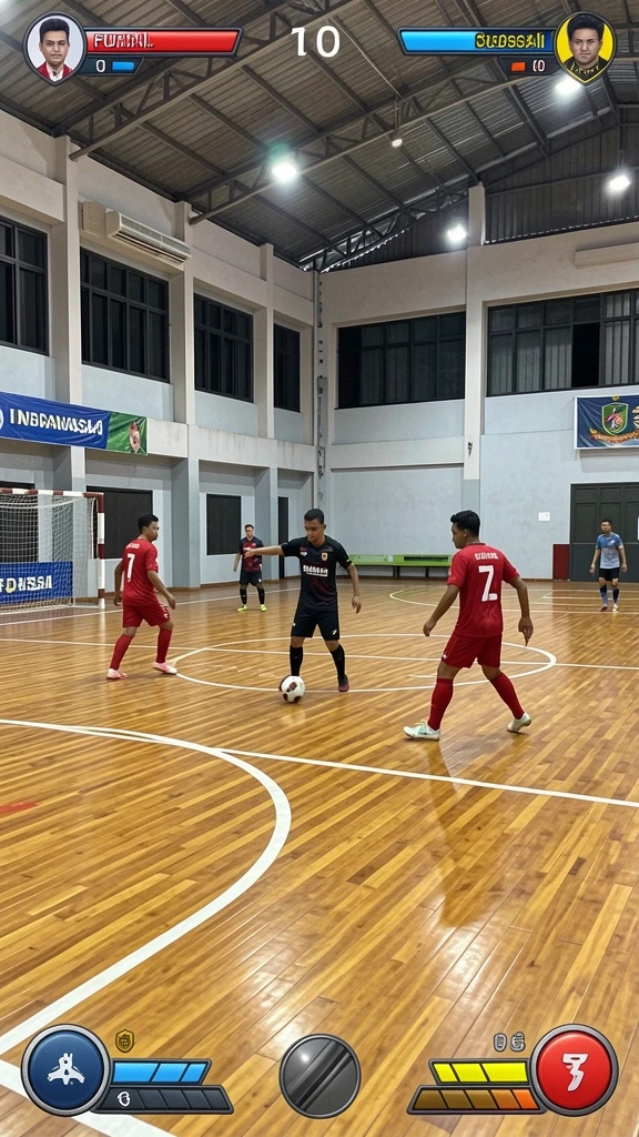 Tampilan karakter utama dalam petualangan.