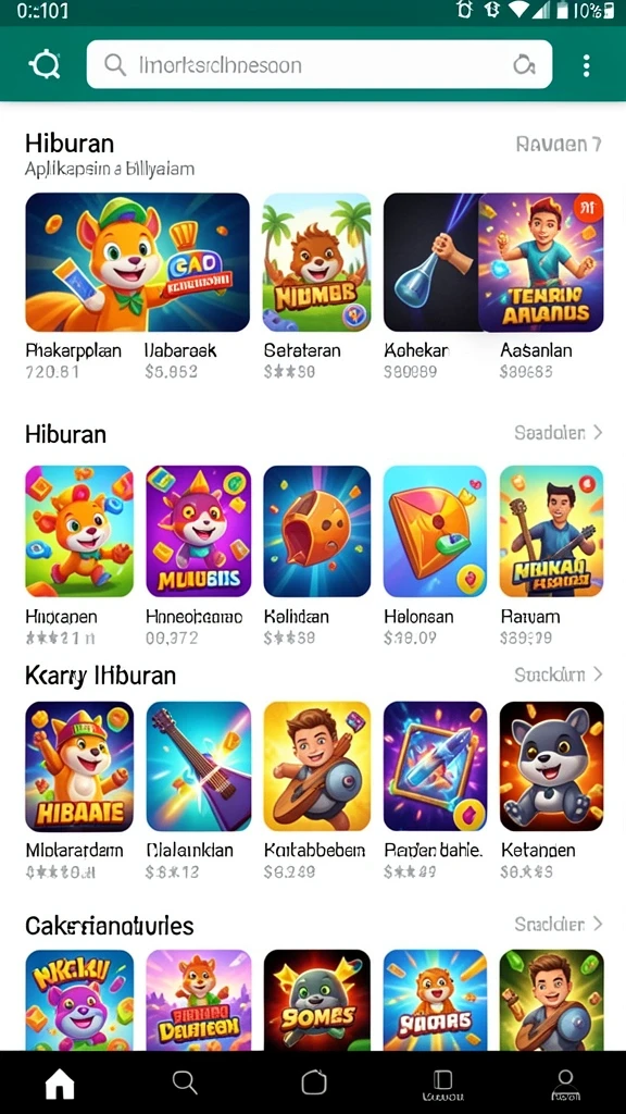 Grafis menarik saat bermain di level baru.