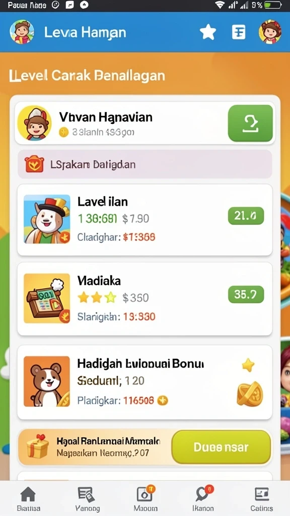 Tangkapan layar menunjukkan aksi petualangan dalam permainan.