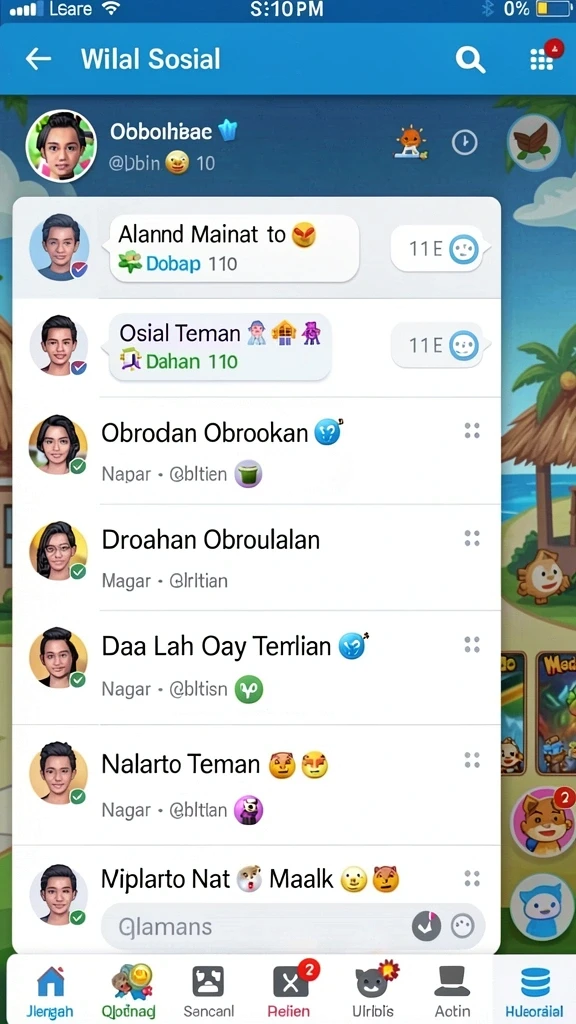 Tangkapan layar menunjukkan antarmuka pengguna yang menarik.