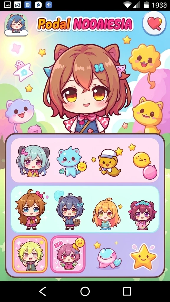 Tampilan permainan slot yang menarik dan colorful.