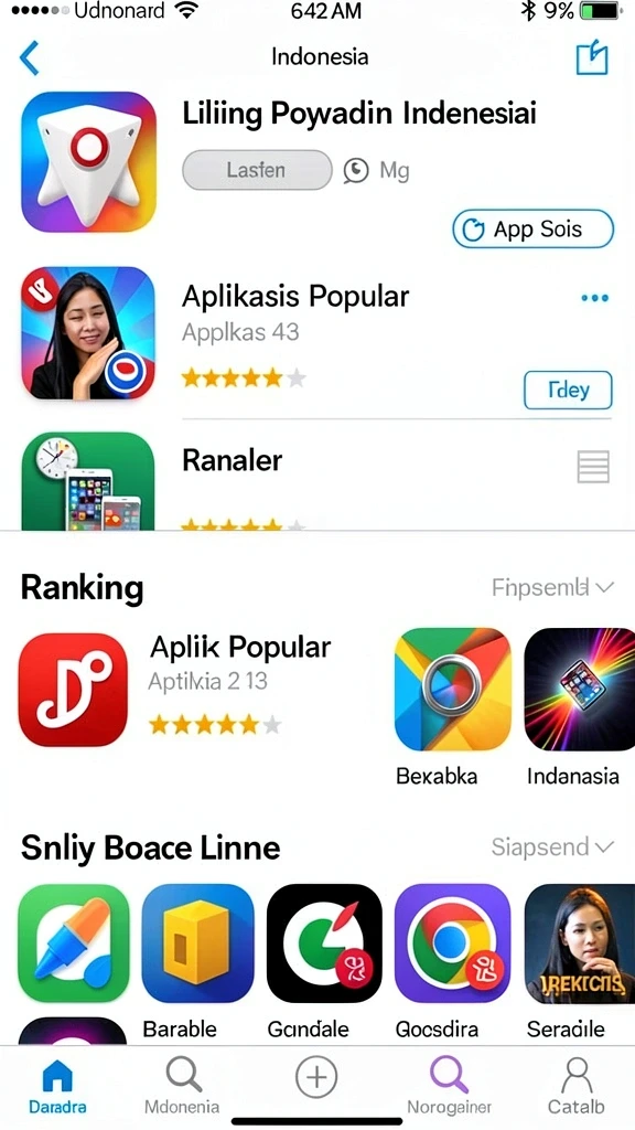 Tampilan antarmuka pengguna yang menarik dan intuitif.