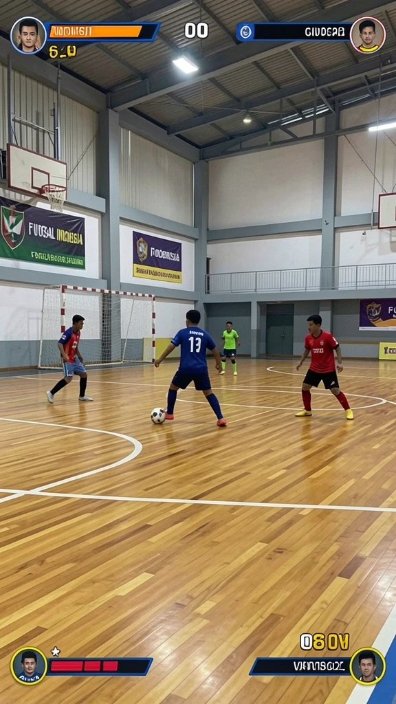 Antarmuka utama BOLA07 yang menarik dan mudah dinavigasi.