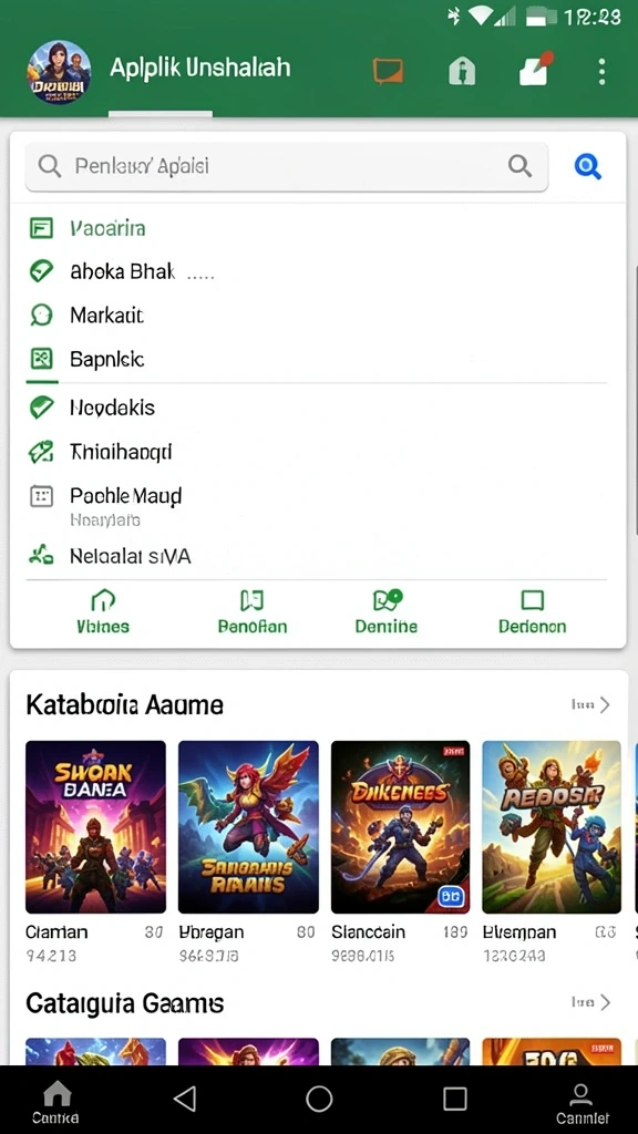Grafis permainan slot yang memukau dan berwarna-warni.