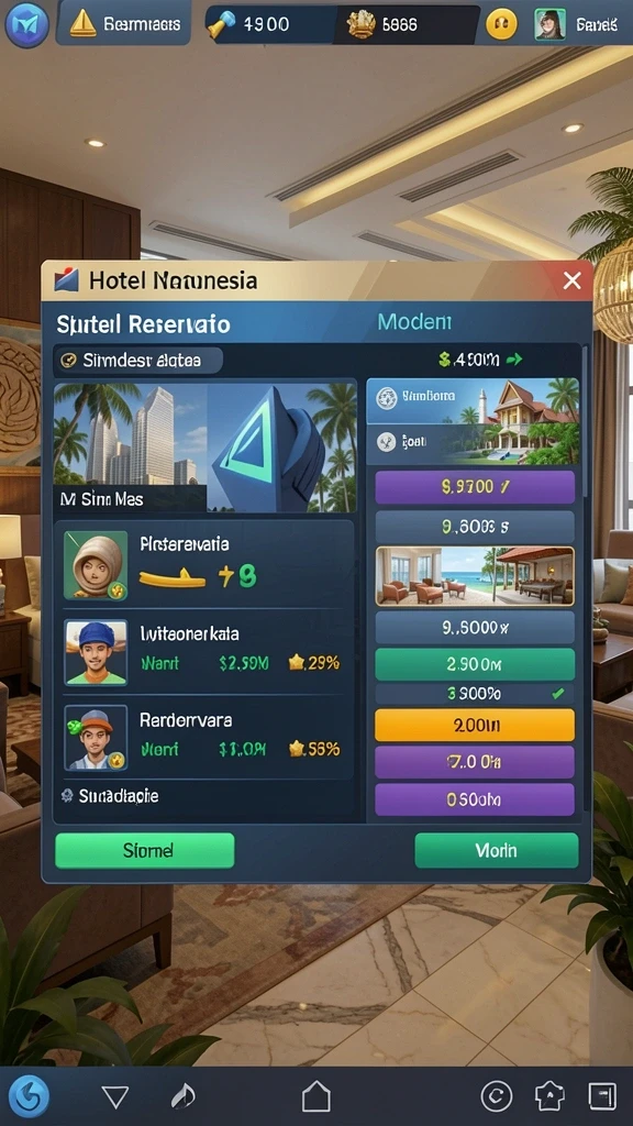 Penggambaran karakter baru yang menarik.