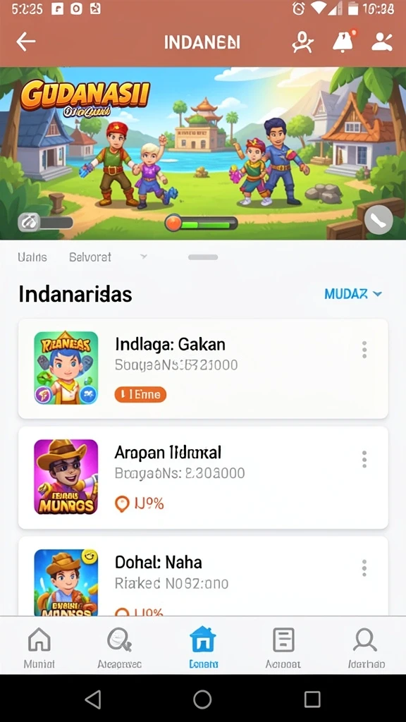 Tampilan menarik dan antarmuka yang mudah digunakan.