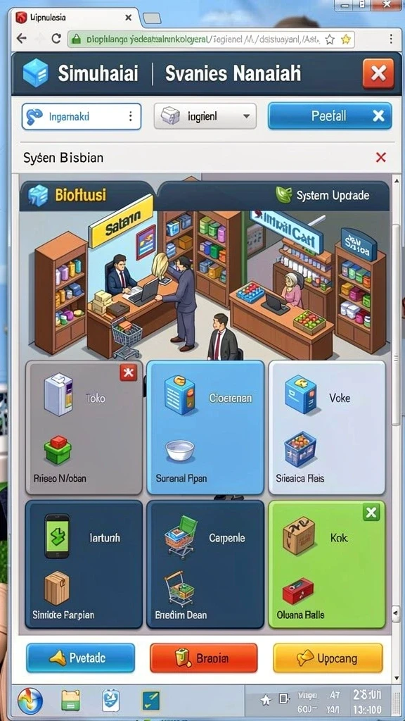 Fitur upgrade karakter yang menarik dan bermanfaat.