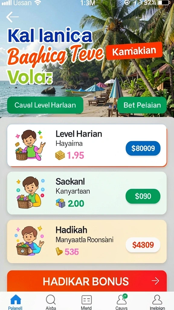 Tampilan antarmuka yang menarik dan mudah digunakan.