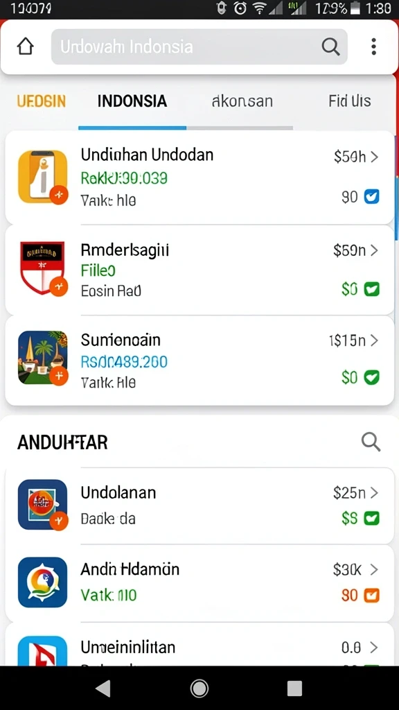 Tampilan antarmuka yang bersih dan menarik.