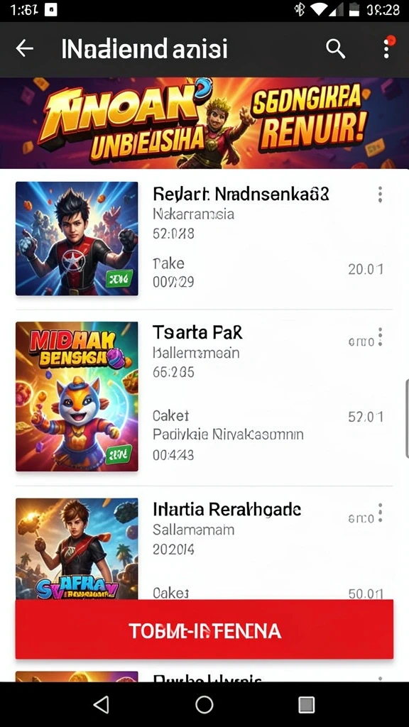 Tampilan antarmuka yang menarik dan user-friendly.