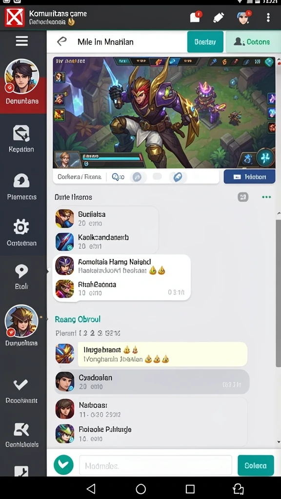 Fitur multiplayer yang memungkinkan bermain bersama teman.