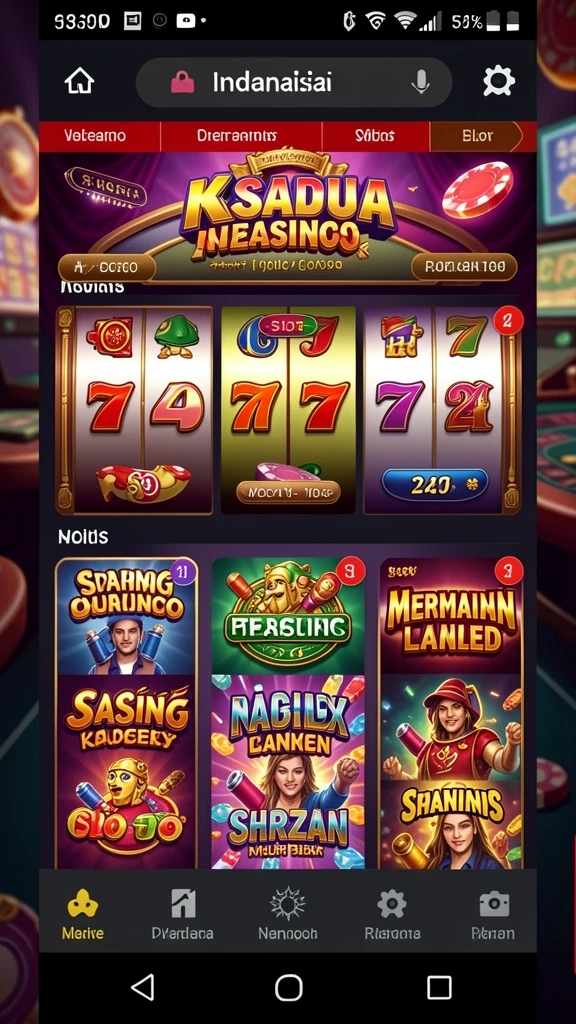 Screenshot menunjukkan tampilan karakter utama dalam aksi.