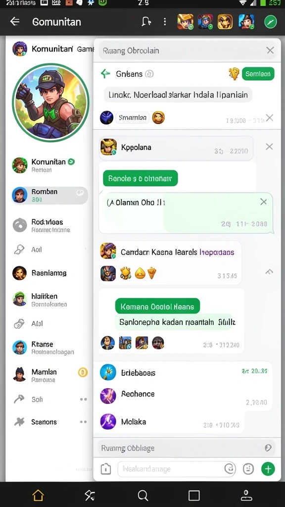 Fitur multi-pemain yang memungkinkan berinteraksi dengan teman.