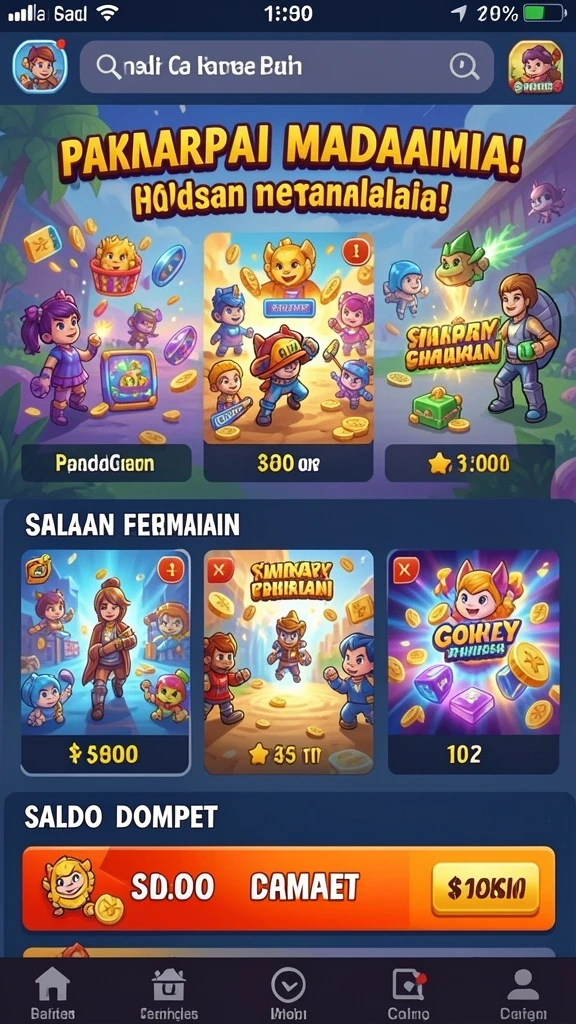 Karakter-karakter unik dengan kekuatan yang berbeda.