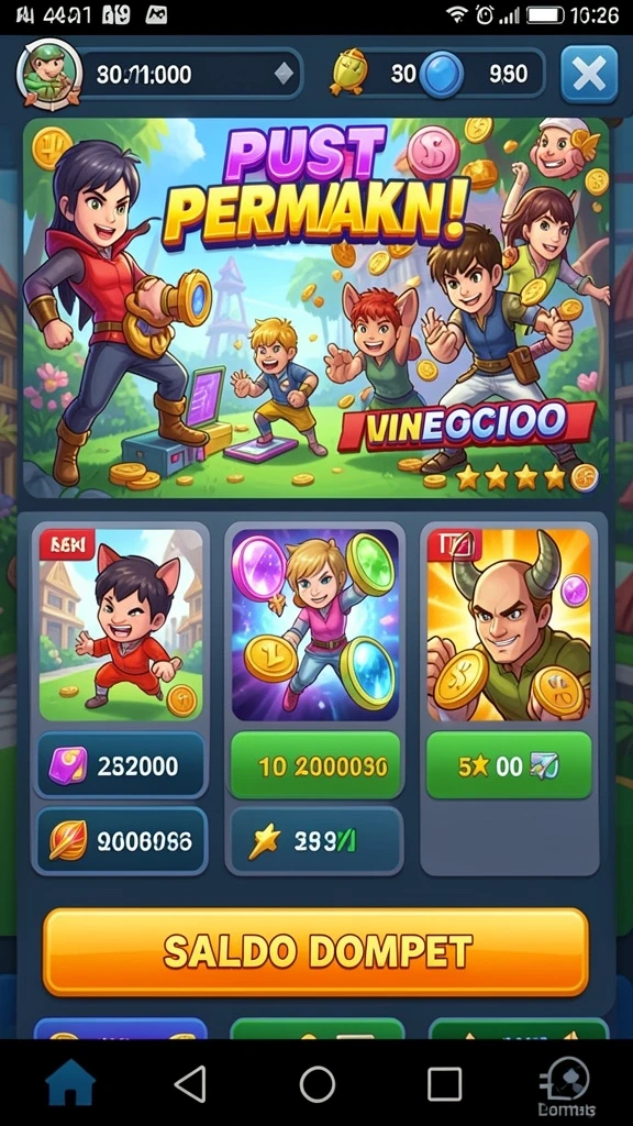 Fitur bonus yang mengasyikkan dan menguntungkan.
