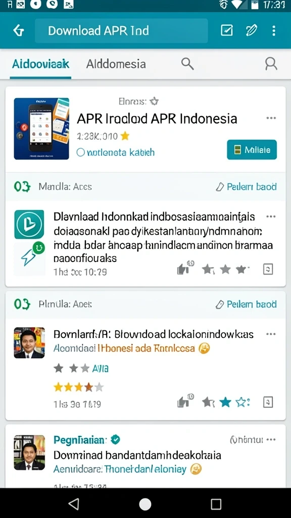 Tampilan awal yang menarik dan mendebarkan.
