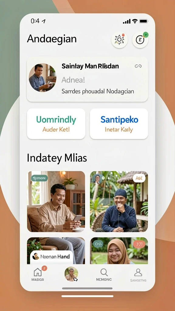 Tangkapan layar menunjukkan interface menu yang intuitif dan mudah digunakan.