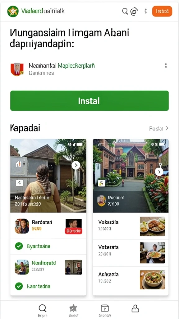 Tampilan antarmuka pengguna yang menarik dan mudah dipahami.