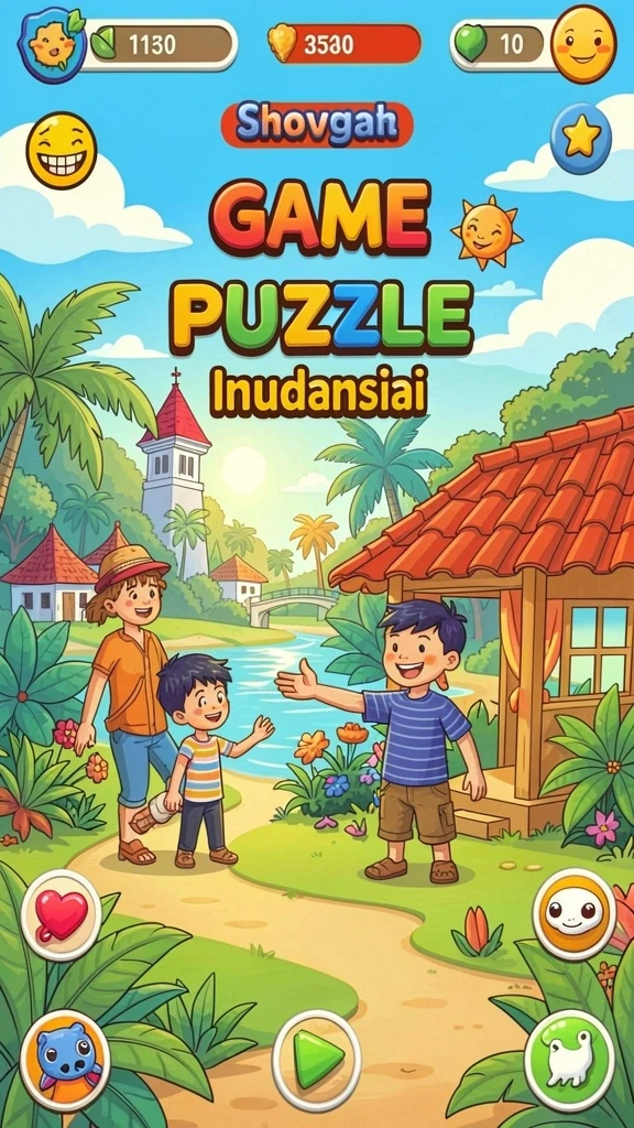 Tampilan menu utama yang intuitif dan menarik.