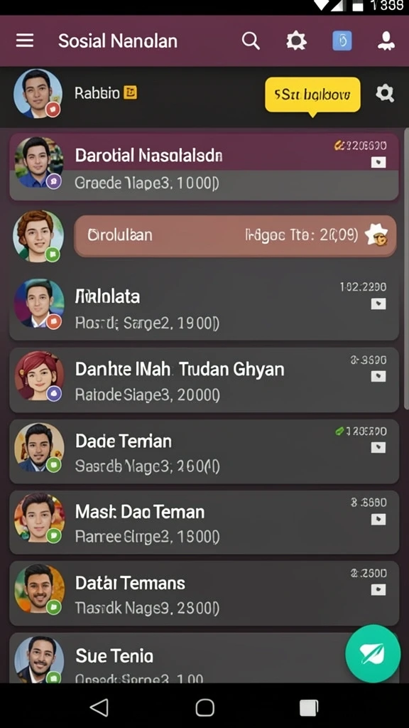 Tampilan antarmuka yang user-friendly dan menarik.