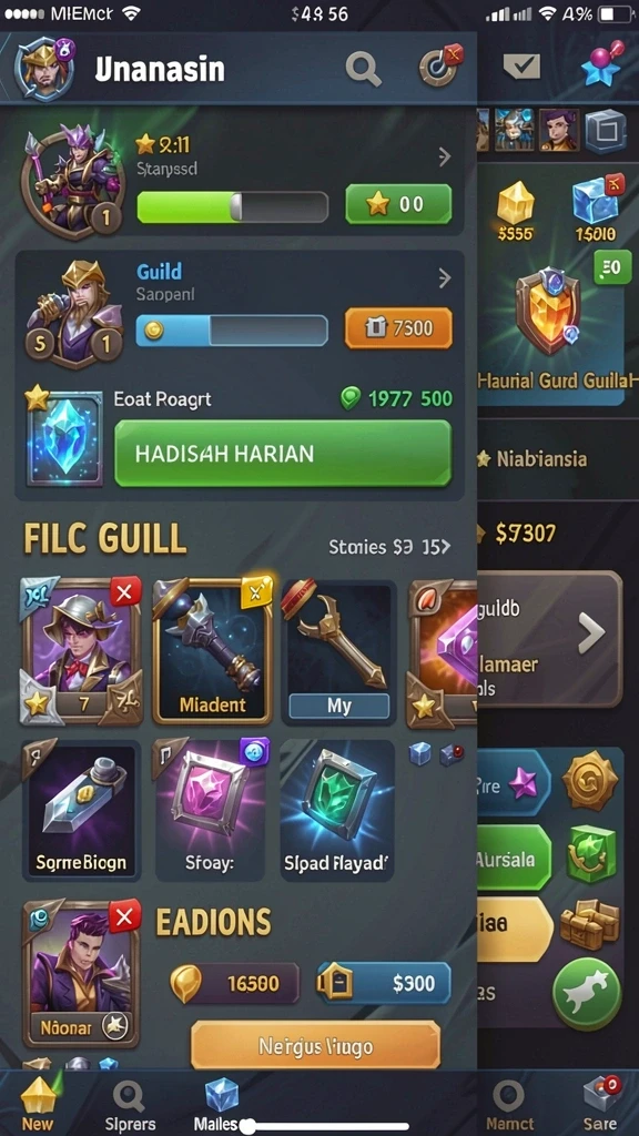 Screenshot dari level pertama yang penuh warna.