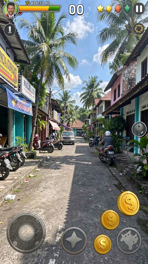 Karakter unik yang dapat dikustomisasi sesuai keinginan.