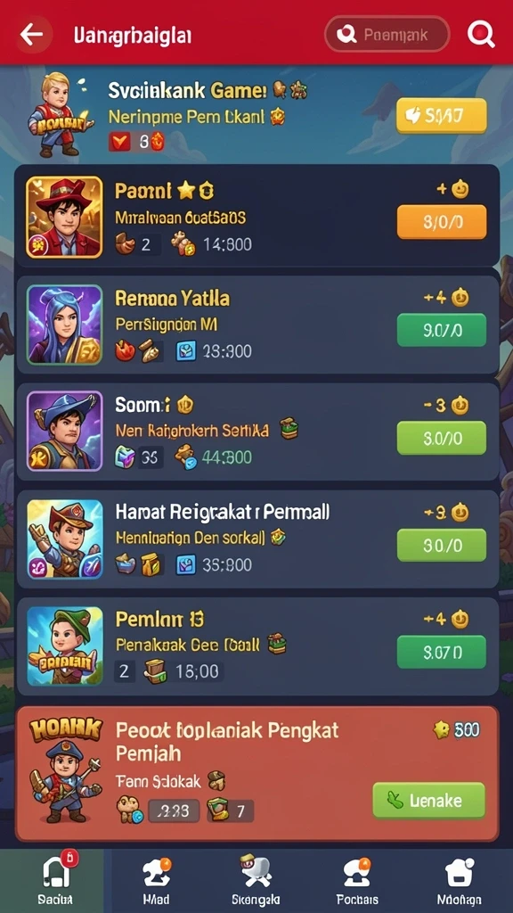 Berbagai tema slot yang menarik untuk dipilih.