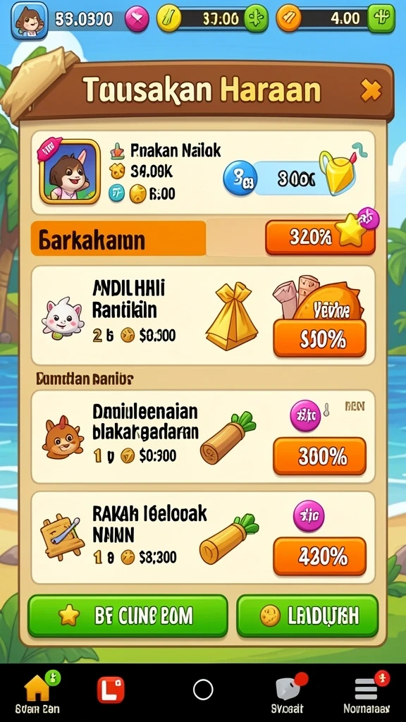 Tampilan utama yang menarik dengan pilihan game togel.