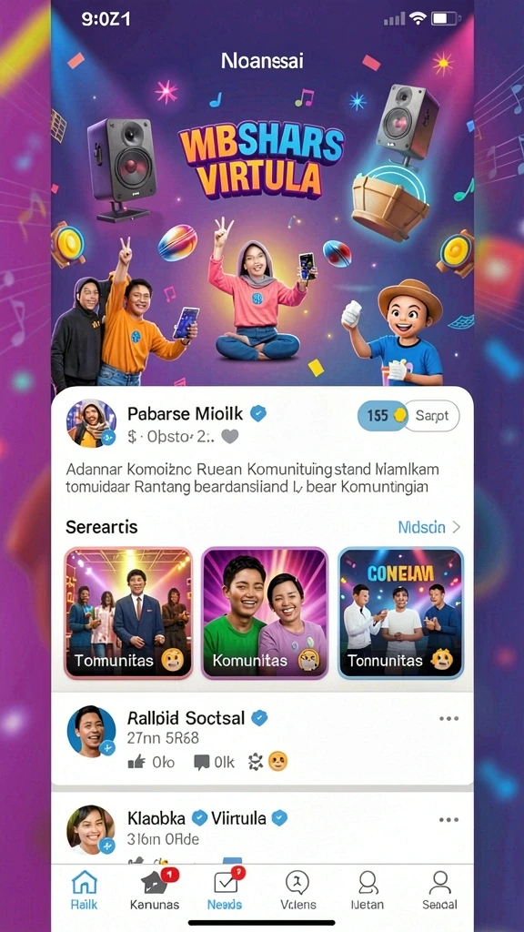 Tampilan antarmuka pengguna yang intuitif dan responsif.