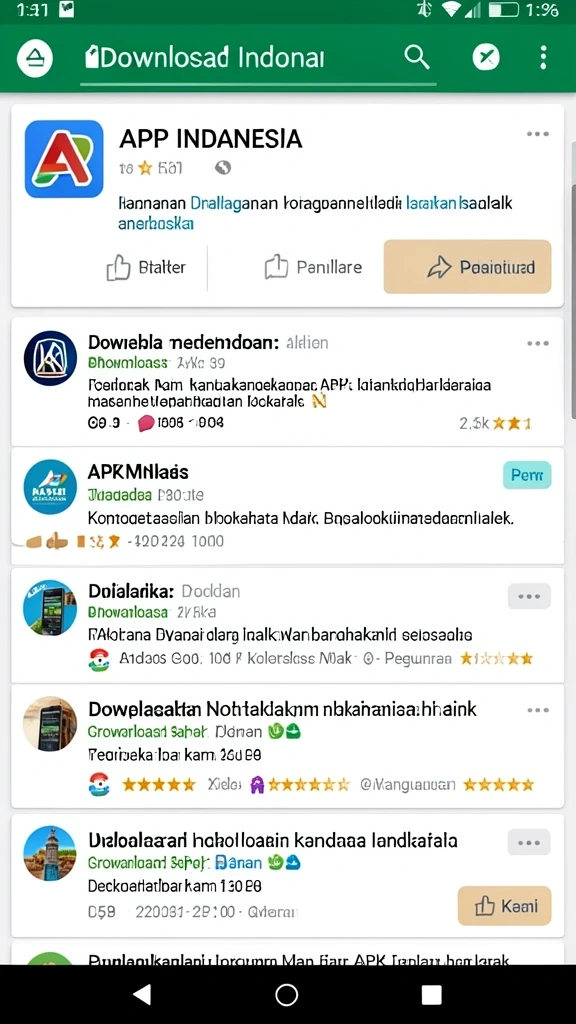 Beragam permainan yang dapat dipilih sesuai selera.