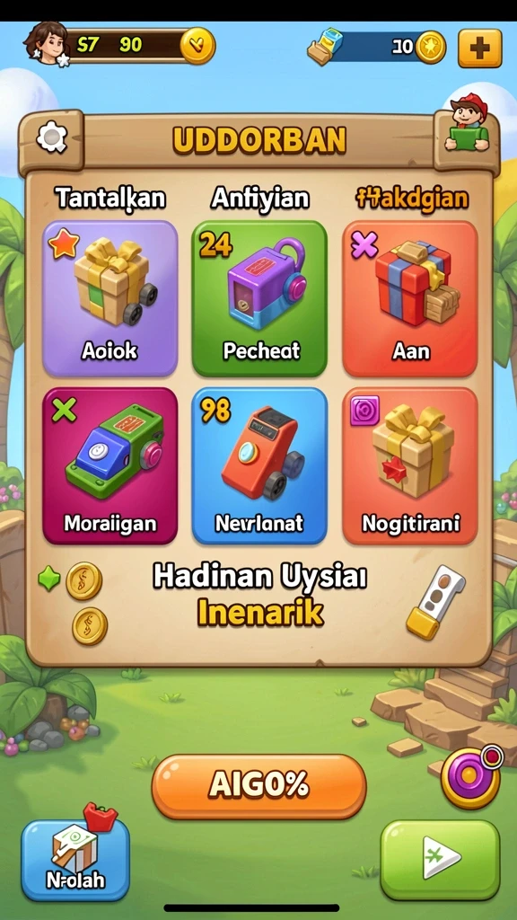 Tampilan antarmuka yang menarik dan mudah digunakan.