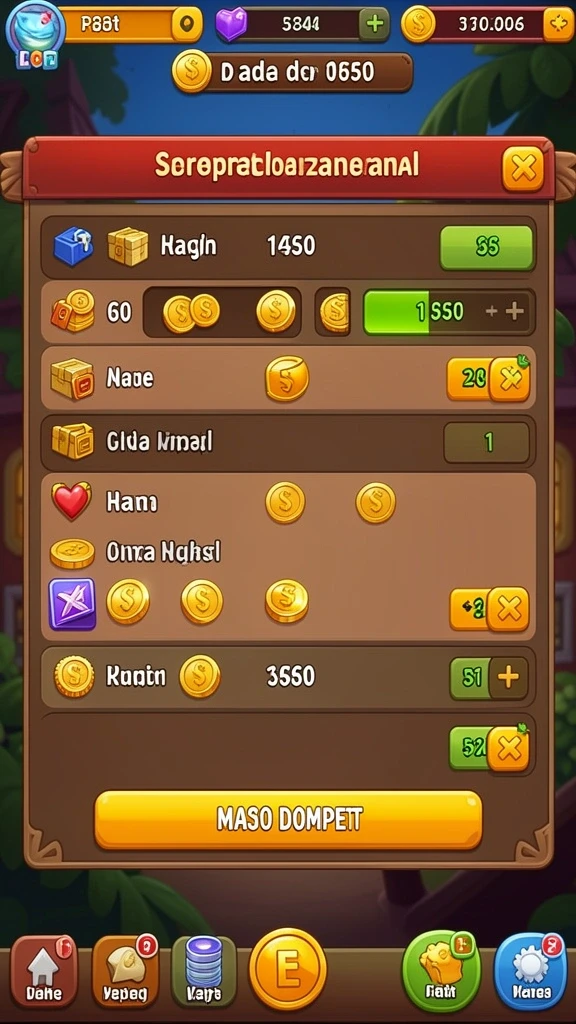 Tampilan karakter dan dunia dalam SD107.