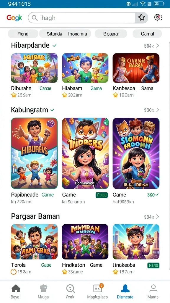 Screenshot level menantang dengan grafis yang memukau.
