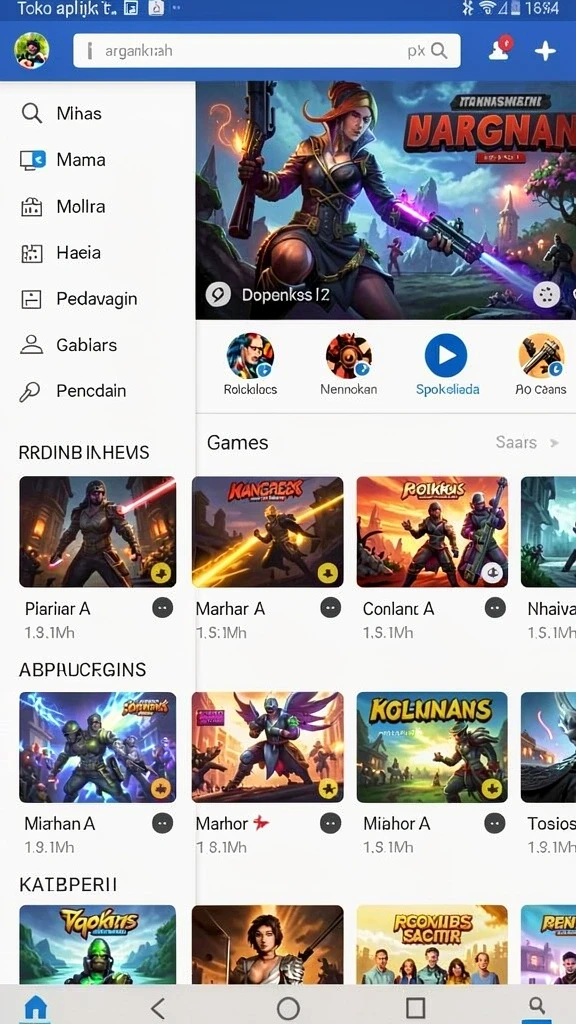 Screenshot menampilkan karakter utama dalam aksi.