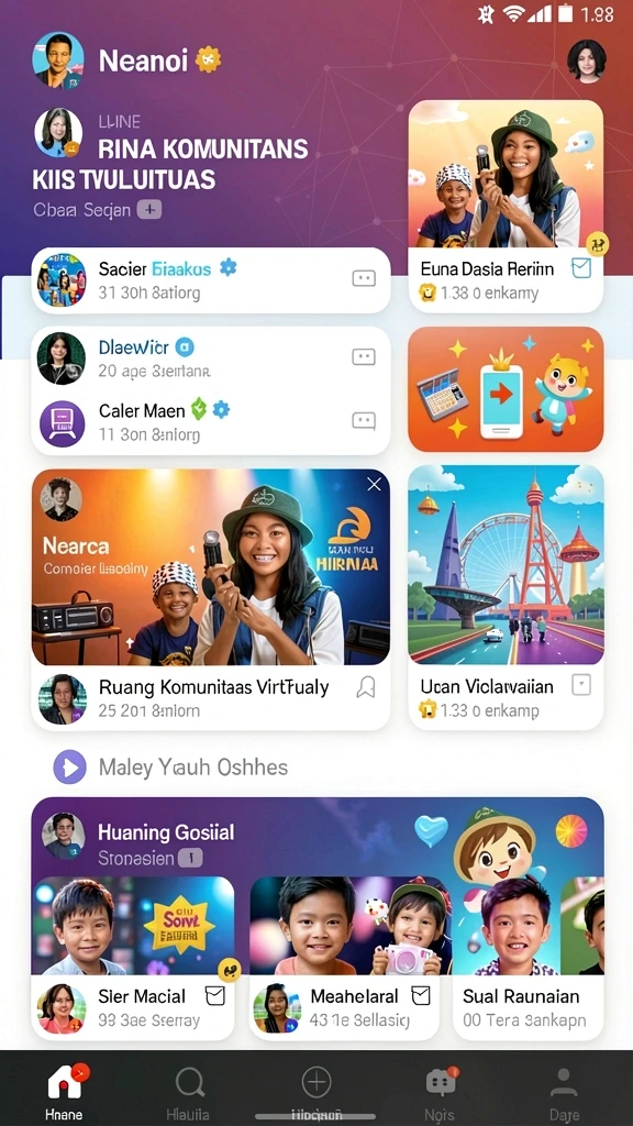 Tampilan karakter utama yang epik dan menarik.