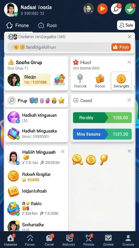 Screenshot gameplay yang menunjukkan aksi seru di ZK7.